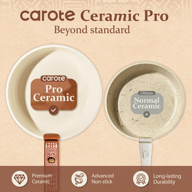 CAROTE oven-safe and dishwasher-safe design simplifies cleanup after cooking.