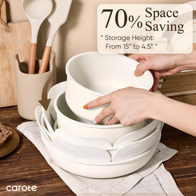 CAROTE oven-safe design supports transitions from stovetop to oven.