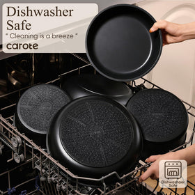 CAROTE oven-to-table ready with removable handle.