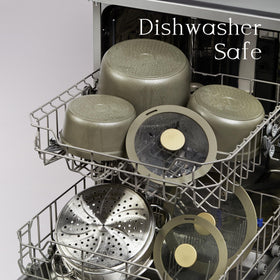 CAROTE nonstick coating close-up promises easy food release