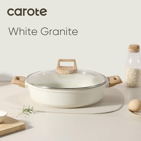 CAROTE PFOA-free design emphasizes safer, worry-free kitchenware.