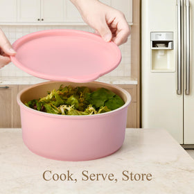 CAROTE pink design adds stylish appeal to the kitchen
