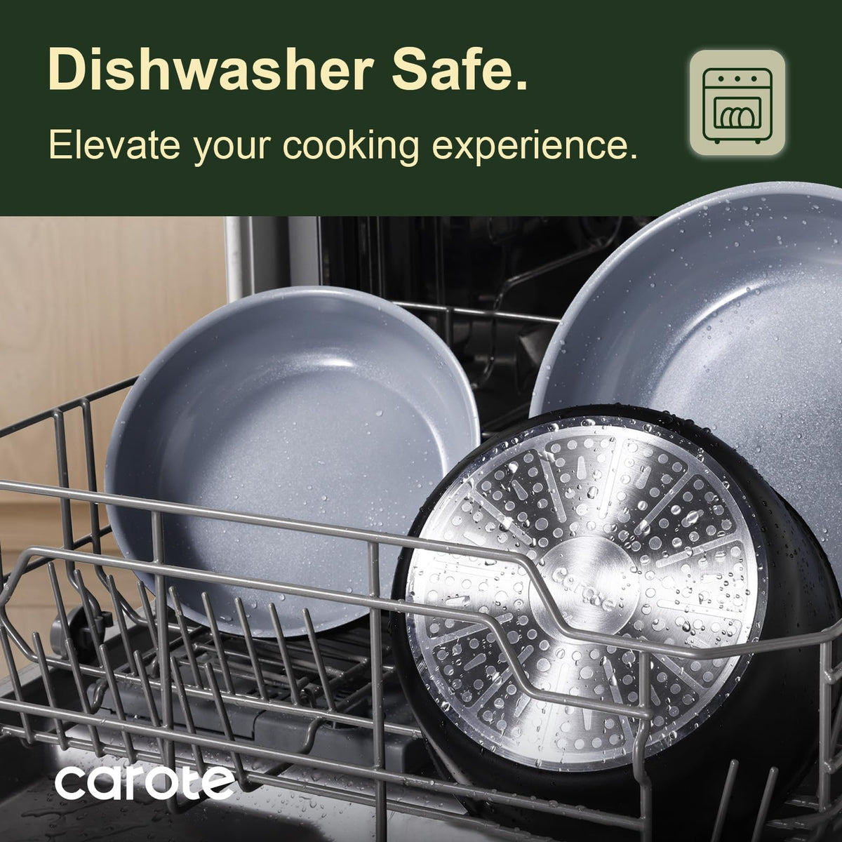 CAROTE pot protectors protect surfaces during storage and transport.