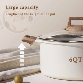 CAROTE rivetless interior – effortless wipe-clean after cooking.