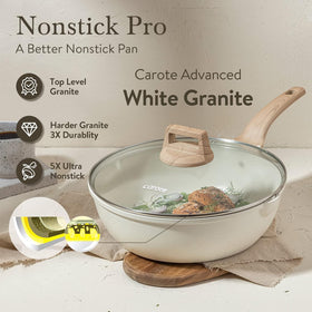 CAROTE rivets-free interior – easier cleaning and minimal food sticking