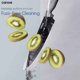 CAROTE 8-inch slicing knife ideal for uniform meat and vegetable portions.