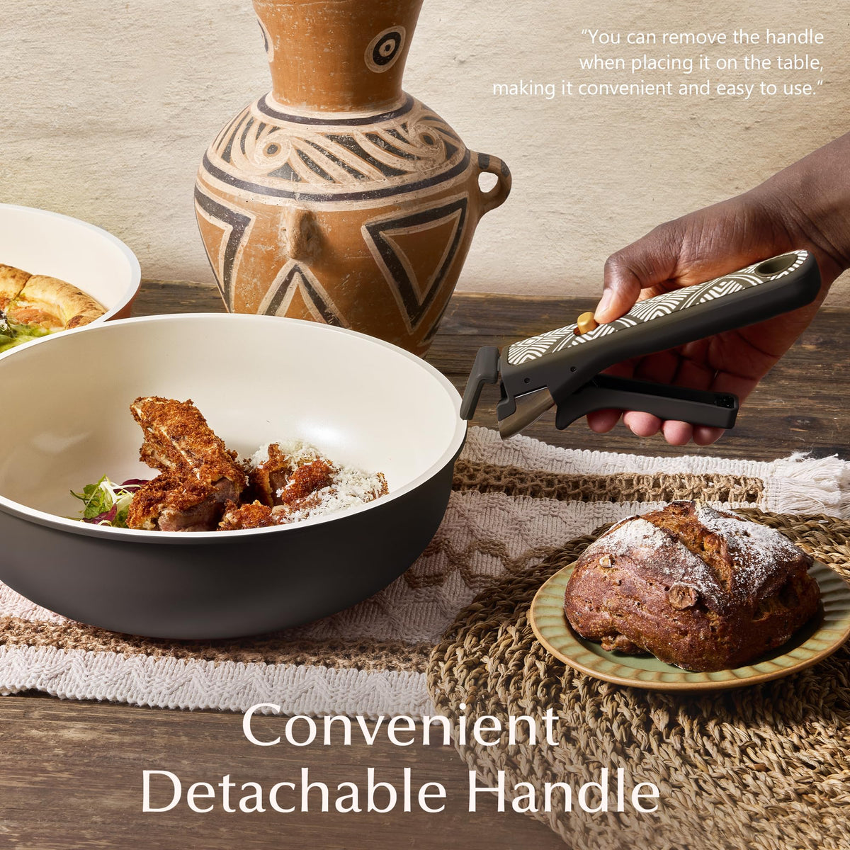 CAROTE space-saving design helps fit into small kitchens.