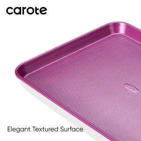 CAROTE stackable bakeware design saves cabinet space while keeping pans organized