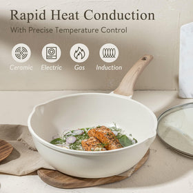 CAROTE 6-quart stockpot with lid ideal for soups