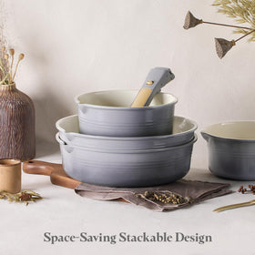CAROTE stove-to-table use with detachable handles in action
