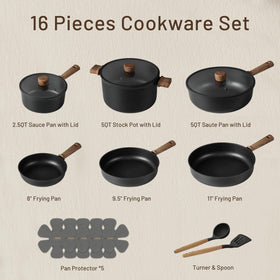 CAROTE titanium nonstick coating close-up highlighting durable food release during cooking.