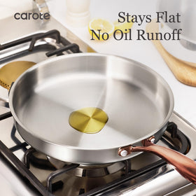 CAROTE induction-compatible icon highlights versatile surface readiness.