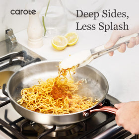 CAROTE oven-safe label indicates stovetop-to-oven flexibility.