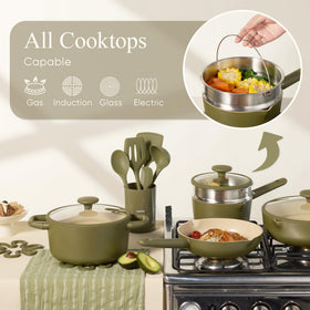 CAROTE utensil set includes tools for versatile cooking and easy prep.