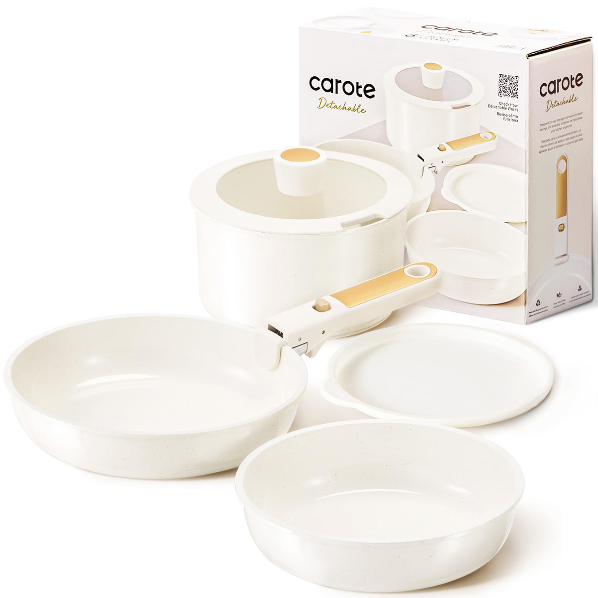 Carote 12-month warranty offers confidence in quality.