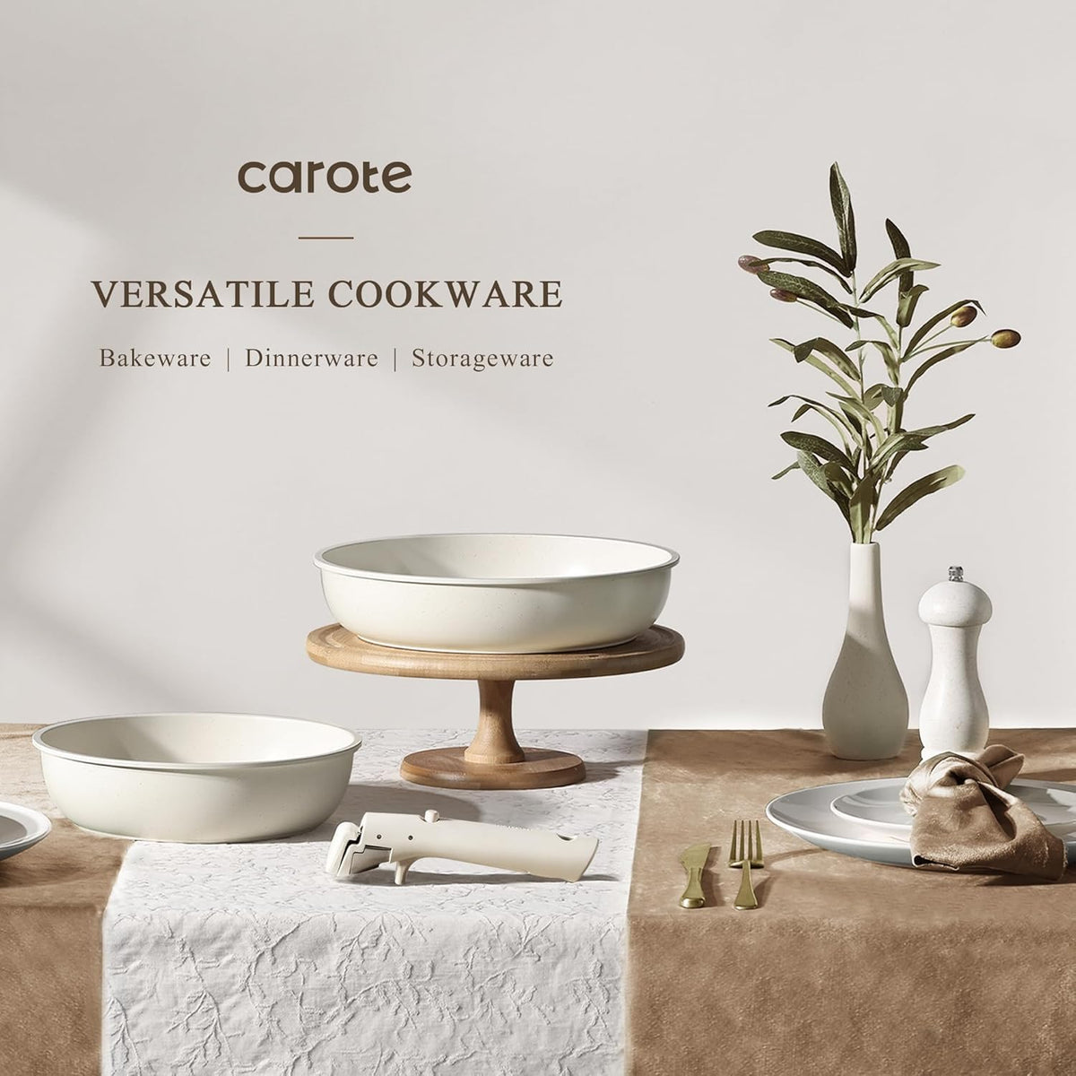 Carote 12-month warranty included for confidence in everyday use.
