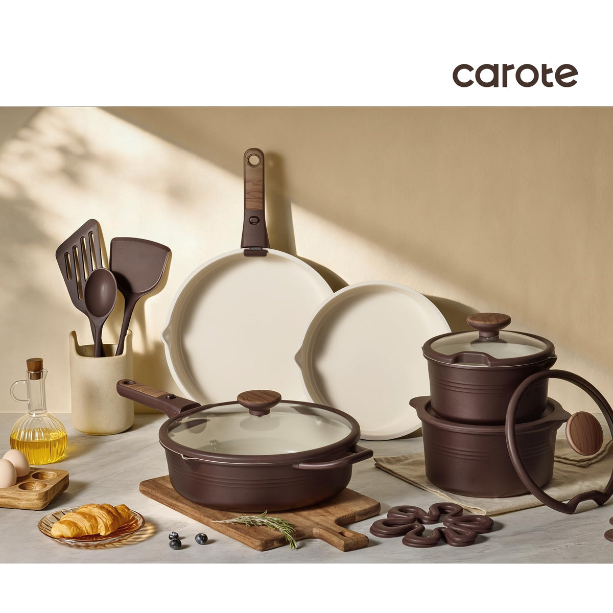 CAROTE warranty-card highlights 12-month support for confident ownership.
