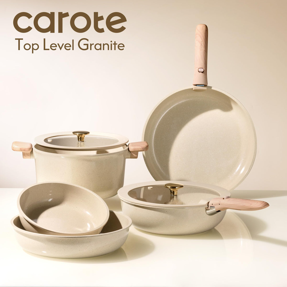 CAROTE 12-month warranty supports confidence when cooking at home.