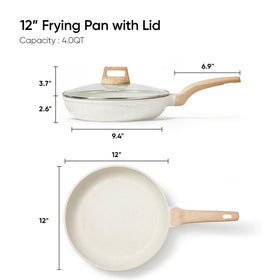 CAROTE white granite interior enables effortless egg release and cleanup