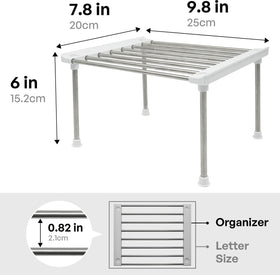 Carrotez bathroom or kitchen storage rack adds vertical space.
