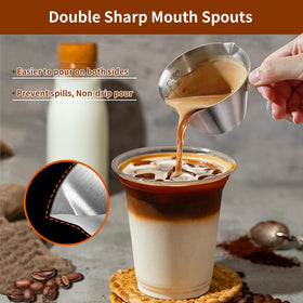 Carrottimes measuring cup shows dual oz and ml scales for precise portions.