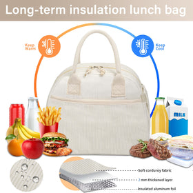 Carry bloom lunch box fits standard lunch bag racks for easy commuting and storage