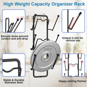Carry360 lid organizer slots prevent lids from rolling during handling