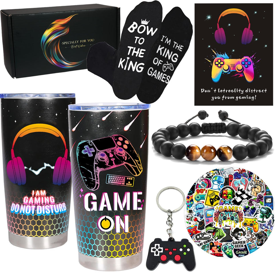 Carselage gamer gift tumbler for on-the-go cooling and fuss-free hydration.