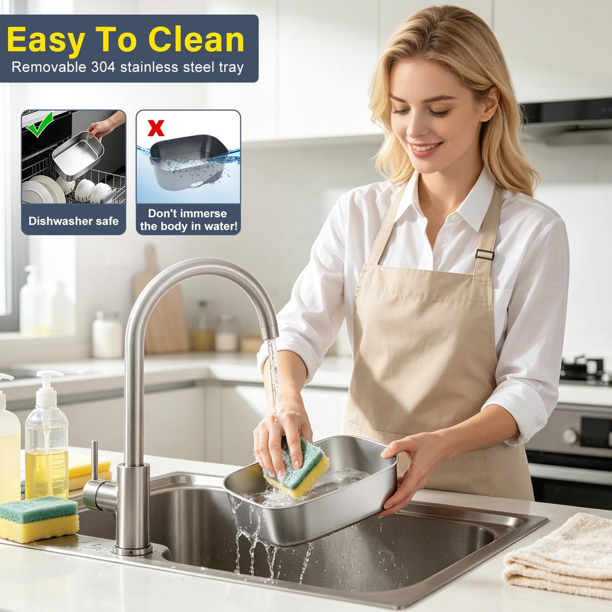 Detachable parts of Carsolt lunch box emphasizing easy cleaning and maintenance