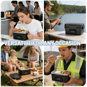 Carsolt portable lunch box ideal for outdoor picnics and remote work.