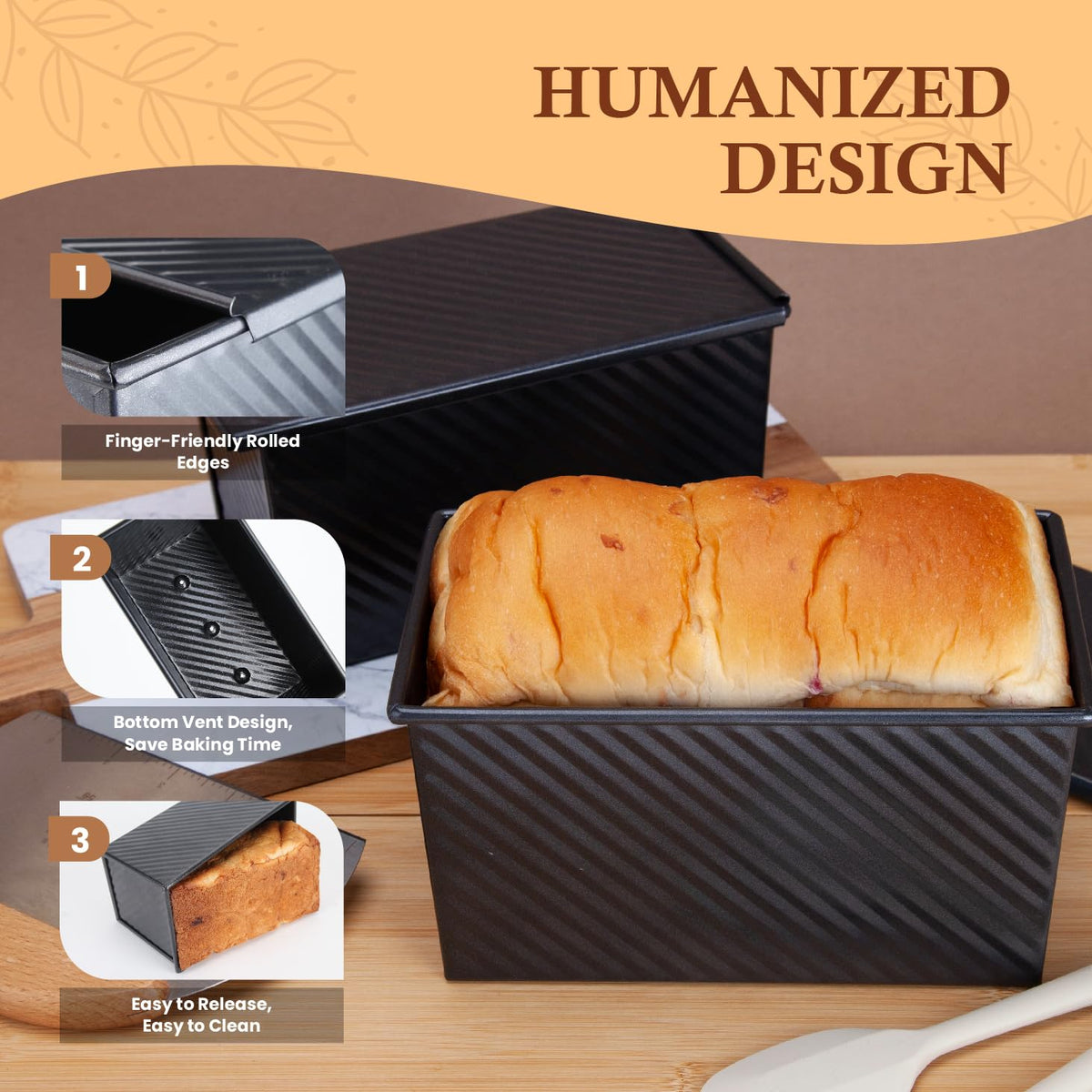CARTMAN silicone spatula for bread helps lift dough without sticking