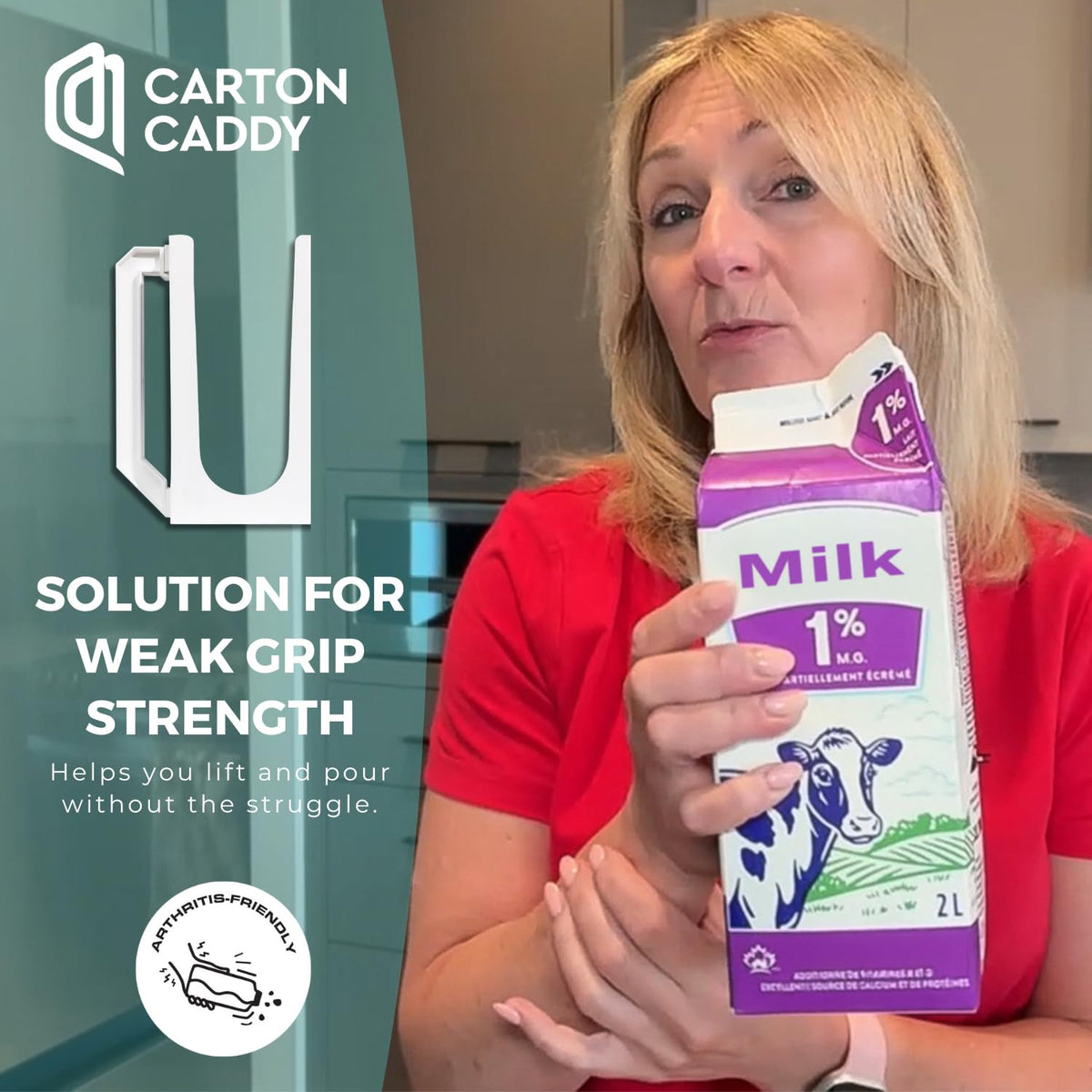 Carton Caddy XL versatile fit for milk, juice, and more
