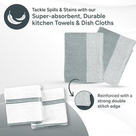 Casa Platino oven mitts withstand up to 500°F for safe handling.