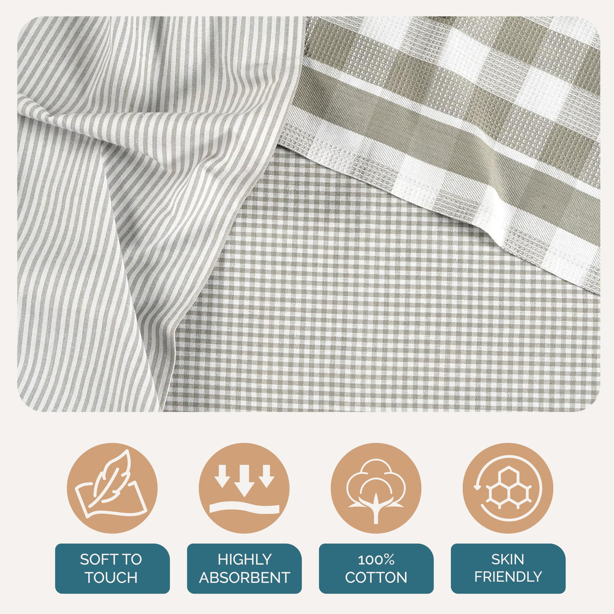 Casa Platino soft cotton towels feel plush and resilient after washing