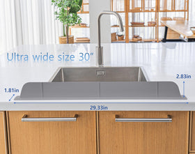 Casa Starlet modern design splash guard complements contemporary kitchens