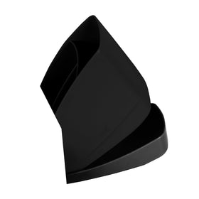 Casabella Hand soap dispenser provides one handed operation at the sink.