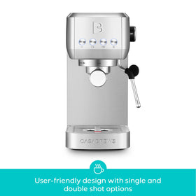 CASABREWS 3700 milk frother in action for creamy lattes