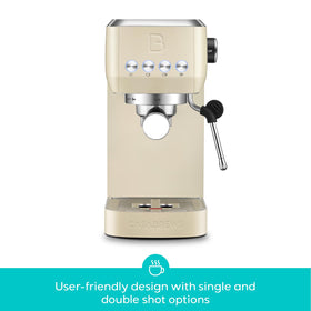 CASABREWS 3700 with 20 bar pump delivers rich aroma for cappuccinos