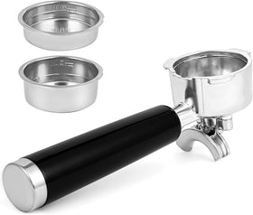 CASABREWS 51mm portafilter with double spouts for precise espresso pours.