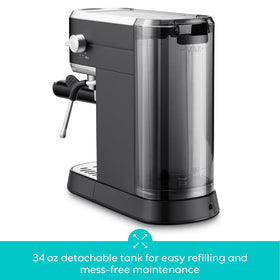 CASABREWS CM5418 20-bar pump delivers consistent extraction and aroma
