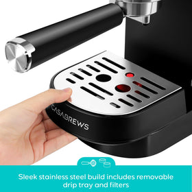 CASABREWS CM5418 compact design fits small kitchens for daily use