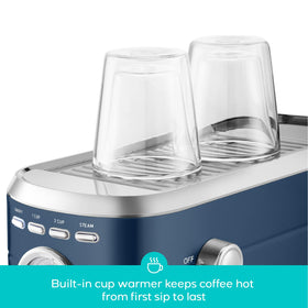 CASABREWS CM5418 compact stainless body blends with contemporary kitchens.