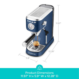 CASABREWS CM5418 milk frother art-ready wand enables latte art experimentation.