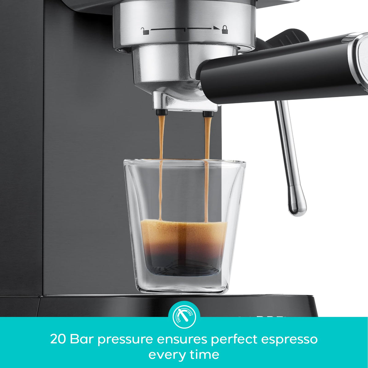 CASABREWS CM5418 milk frother ready for silky microfoam at home