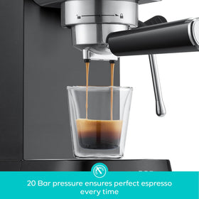 CASABREWS CM5418 milk frother ready for silky microfoam at home