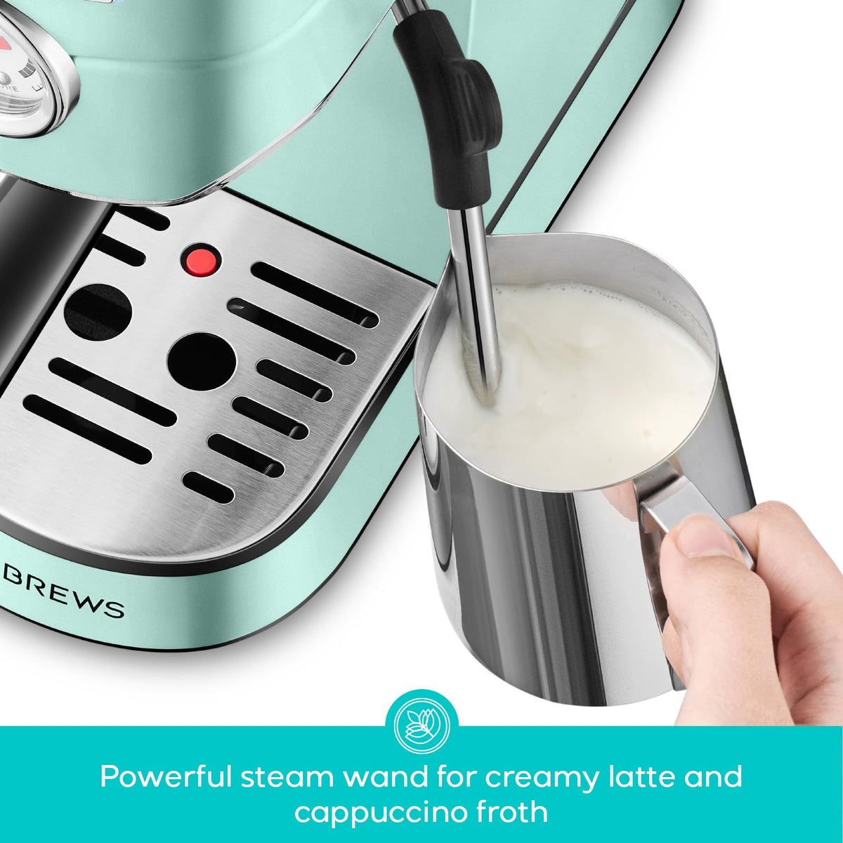 Casabrews CM5418 removable water tank for easy refills