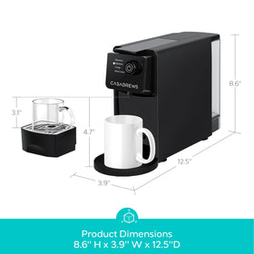 CASABREWS CM7036E top interface enables quick, intuitive brewing every day.
