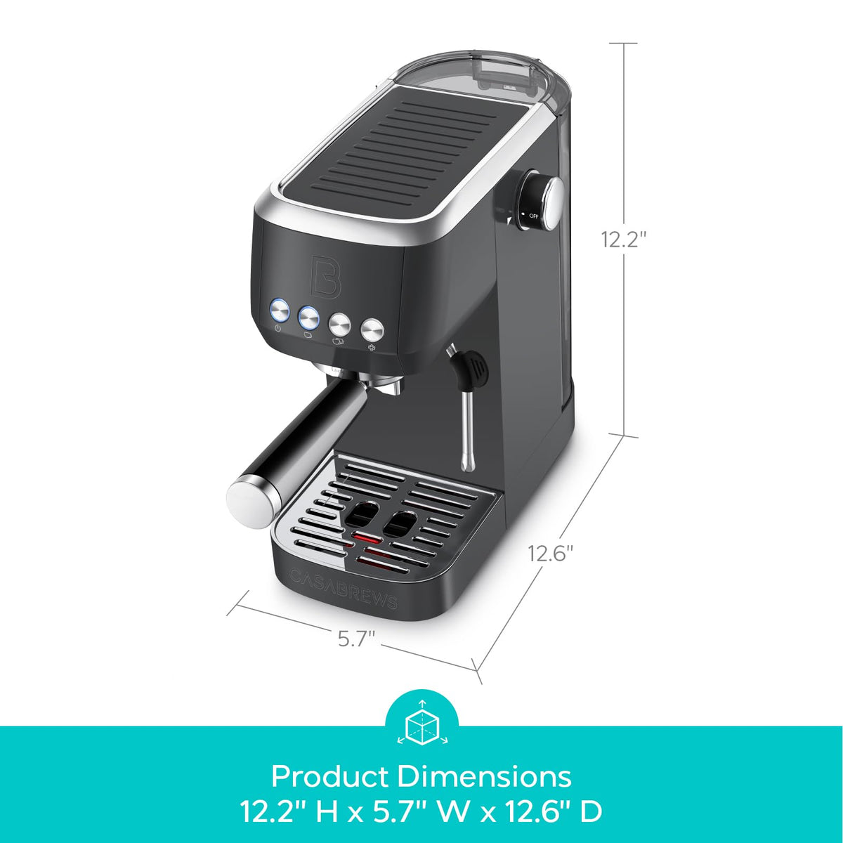 CASABREWS included filters and spoon for fast setup