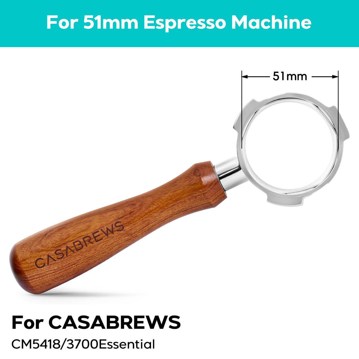 CASABREWS puck screen and filter basket keep the brew head clean for even extraction