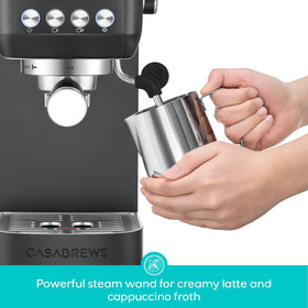CASABREWS removable 43.9-ounce water tank for easier refills